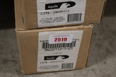 Lot 2519 - (S1) 5000 x .22 Aguila 'SSS' Sniper sub-sonic...