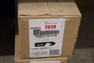 Lot 2520 - (S1) 5000 x .22 Aguila 'SSS' Sniper sub-sonic...