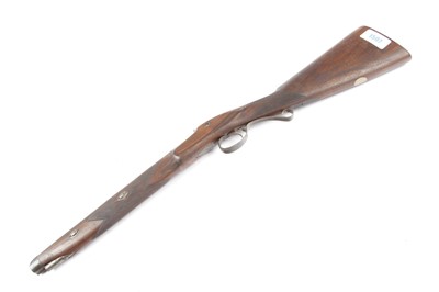 Lot 1507 - A stock for a 12 bore percussion black powder...