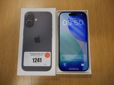 Lot 1040 - Apple iPhone 17, Black, 256GB, model A3520, boxed