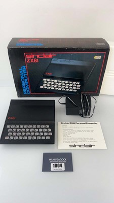 Lot 1004 - Sinclair ZX81 in box together with Sinclair ZX...
