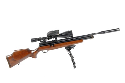 Lot 129 - .22 Webley Raider pre-charged air rifle, 2...