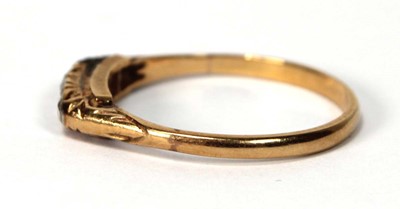 Lot 505 - An 18ct yellow gold and platinum highlighted...