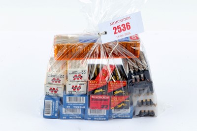 Lot 2536 - (S1) 950 x .22 assorted cartridges, including...