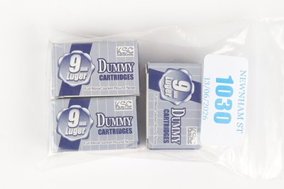 Lot 1030 - 30 x 9mm Luger dummy cartridges by KSC, new in...