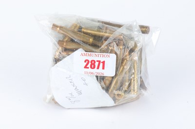 Lot 2871 - 73 x 8mm brass cases for reloading (some...