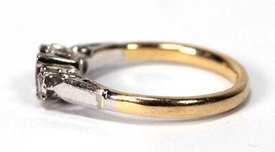 Lot 578 - An 18ct yellow gold and platinum highlighted...