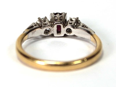 Lot 578 - An 18ct yellow gold and platinum highlighted...