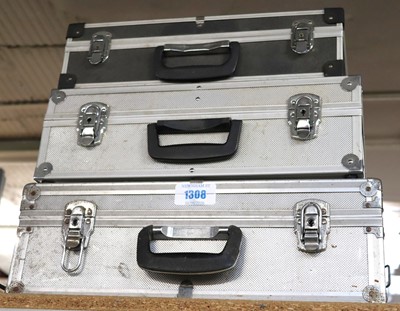 Lot 1308 - Three transport cases