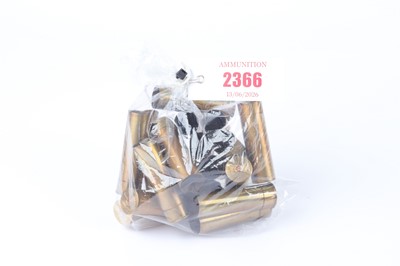 Lot 2366 - 19 x 12 bore 2¾ ins all brass Kynoch's Patent...