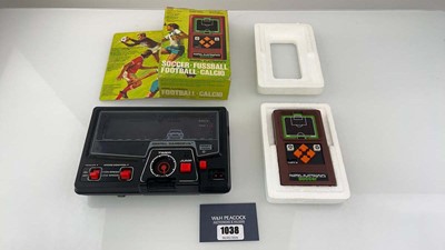 Lot 1038 - Mattel Electronics Soccer handheld in box...