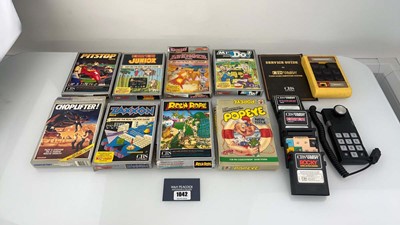 Lot 1042 - CBS Coleco Vision with qty of games to include...