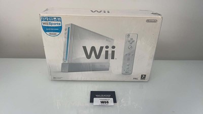 Lot 1056 - Nintendo Wii sealed in box