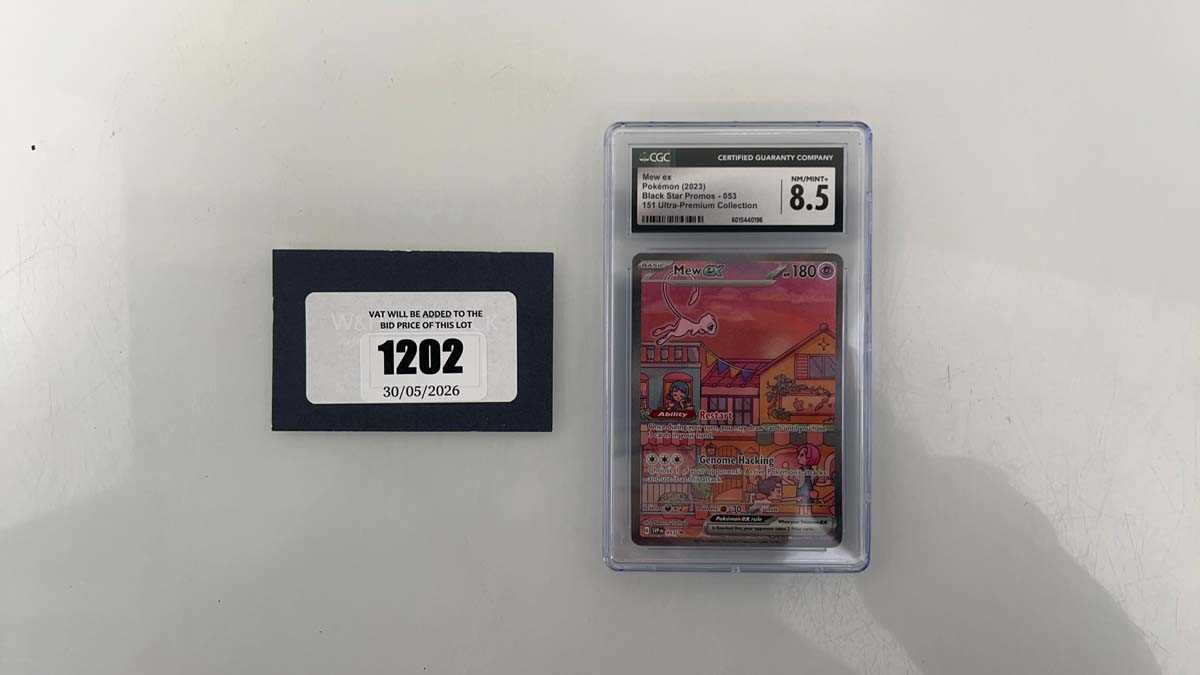 Lot 1202 - 2023 Pokémon Black Star Promo #053 - Mew EX...