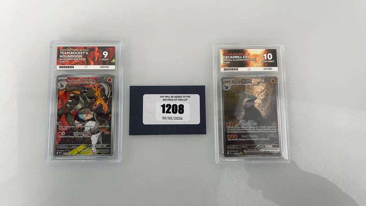 Lot 1208 - (2) 2025 Pokémon Destined Rivals #191 - Team...