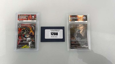 Lot 1208 - (2) 2025 Pokémon Destined Rivals #191 - Team...