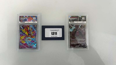 Lot 1211 - (2) 2024 Pokémon Stellar Miracle JPN #109 -...