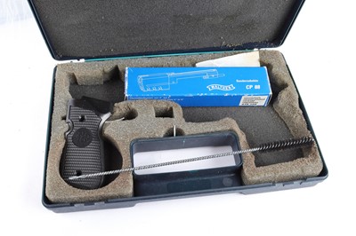 Lot 1313 - Case for a Walther CP88 air pistol with spare...