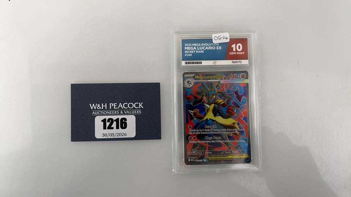 Lot 1216 - 2025 Pokémon Mega Evolution #160 - Mega...