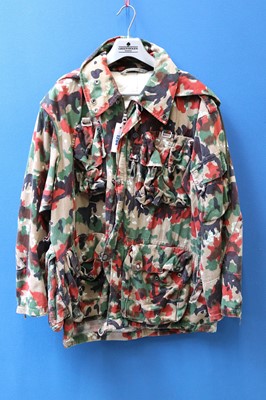 Lot 1204 - A Swiss alpenflage smock jacket, approx. size...
