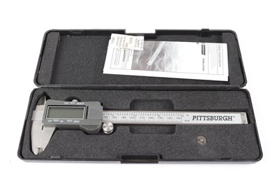 Lot 2878 - Cased Pittsburgh 6 ins digital caliper