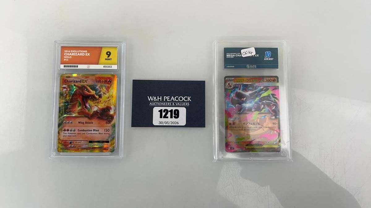 Lot 1219 - (2) 2025 Pokémon Inferno X JPN #013 - Mega...
