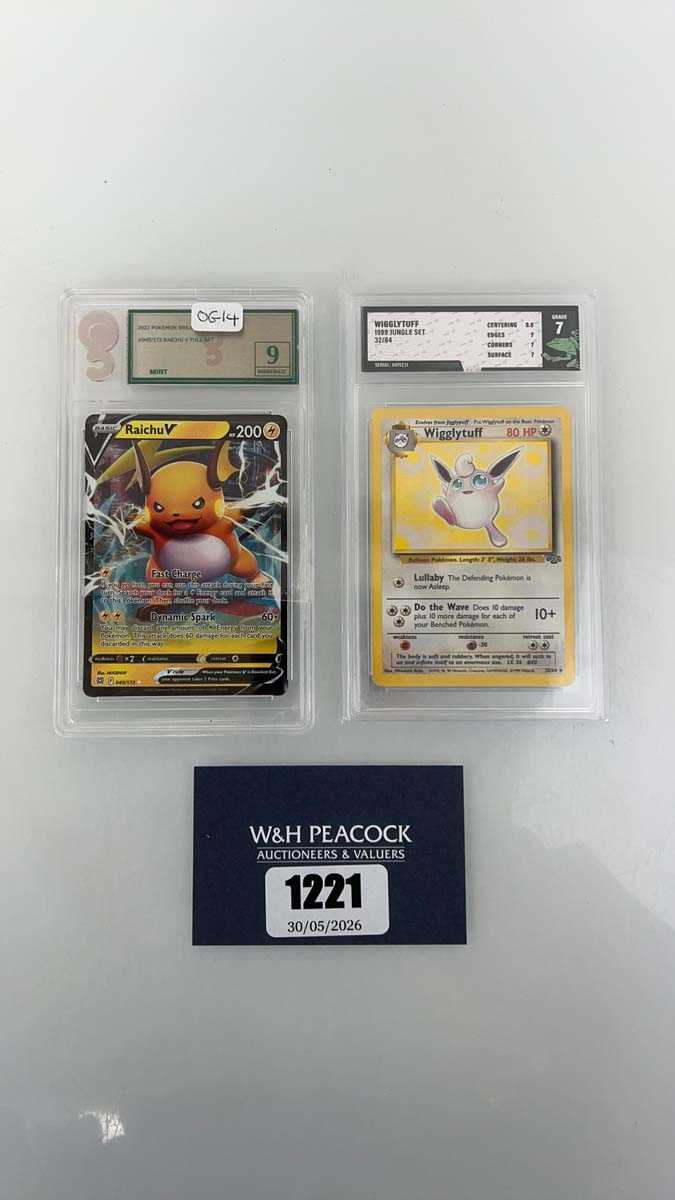 Lot 1221 - (2) 1999 Pokémon Jungle Set #32/64 -...