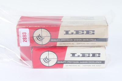 Lot 2893 - Four Lee bullet moulds for .456 and .457