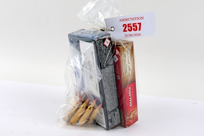 Lot 2557 - (S1) 48 x .22-250 (Rem) mixed rifle cartridges