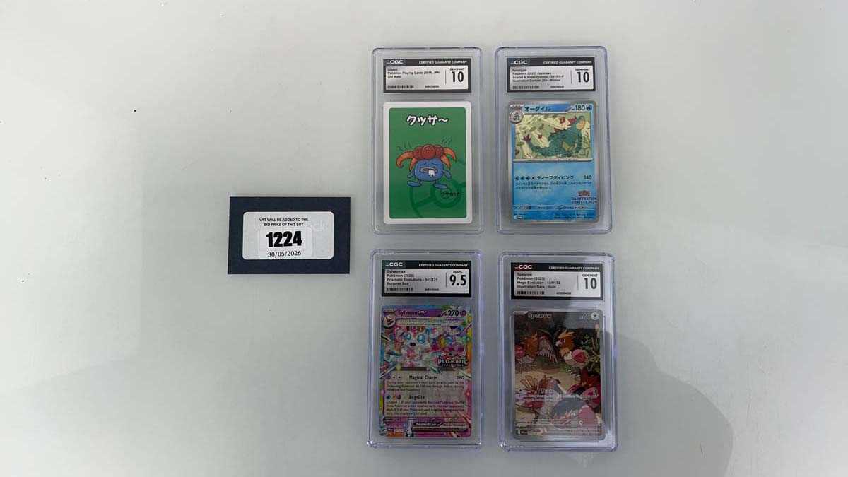 Lot 1224 - (4) 2025 Pokémon Mega Evolution #151 - Spearow...