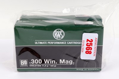 Lot 2568 - (S1) 33 x .300 (Win Mag) assorted rifle...