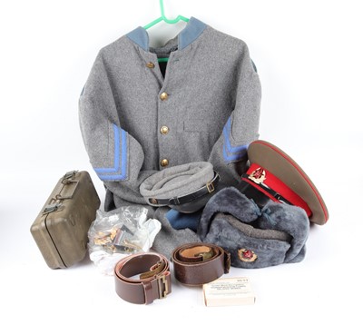 Lot 1200 - Box of Soviet-era military winter parade dress...