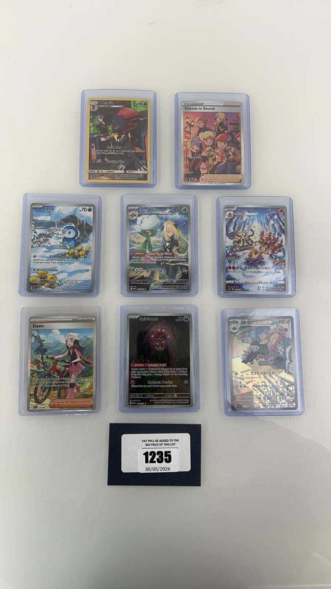 Lot 1235 - (8) Top Loaded English/Japanese Pokémon TCG...