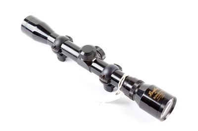 Lot 1251 - 4x32 wide Nikko Stirling Bentley rifle scope...