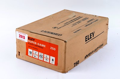 Lot 2013 - (S2) 250 x 12 bore Eley Super Game No.6 32gr...