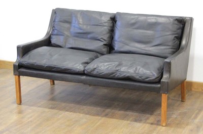 Lot 2 - A 1960's Danish two-seater sofa upholstered in...