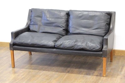 Lot 2 - A 1960's Danish two-seater sofa upholstered in...