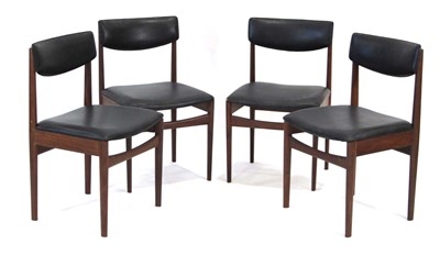 Lot 10 - A set of four 1960's Danish teak and...