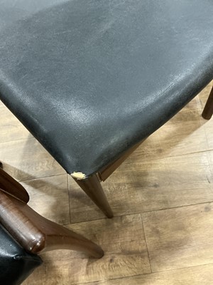 Lot 10 - A set of four 1960's Danish teak and...