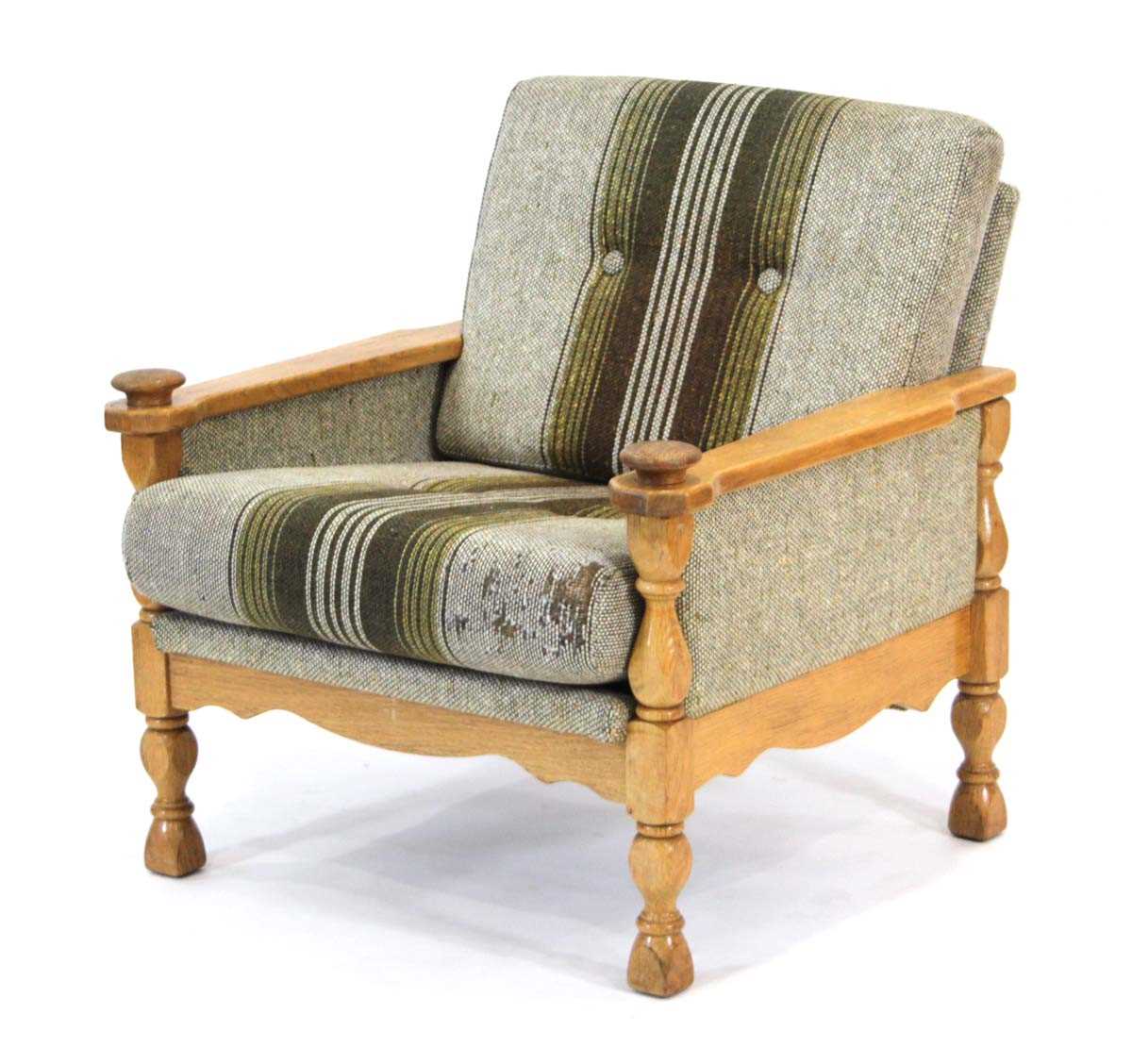 Lot 21 - A 1970's Danish armchair in the manner of...