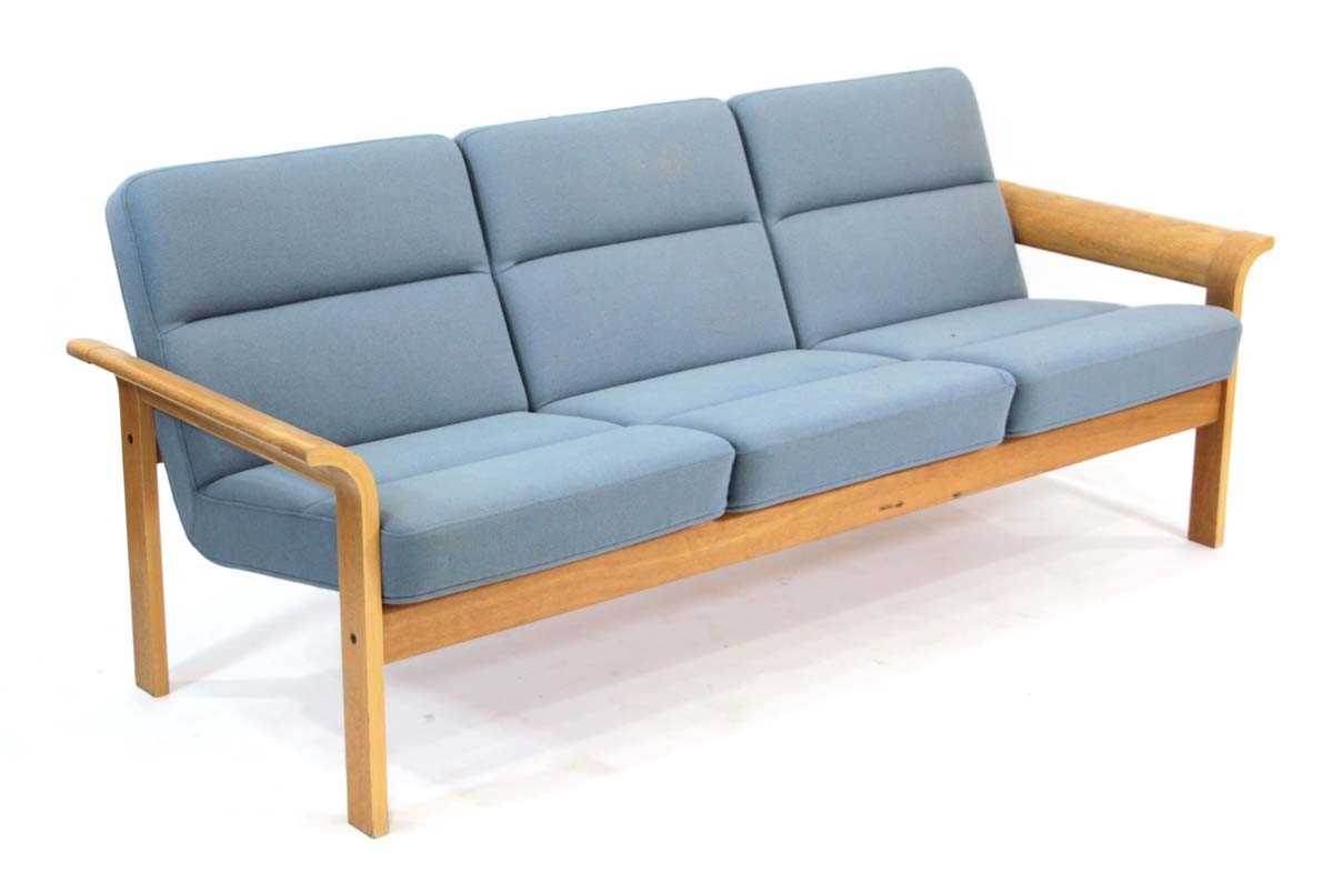 Lot 52 - A 1970's Danish three-seater sofa by Magnus...