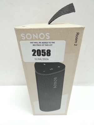 Lot 2058 - *Sealed* Sonos Roam 2 wireless speaker