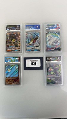 Lot 1238 - (5) Various Graded Pokémon cards by ACE...