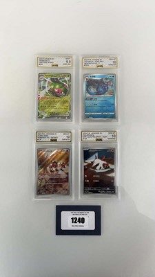 Lot 1240 - (4) 2024 Pokémon Super Electric Breaker JPN...