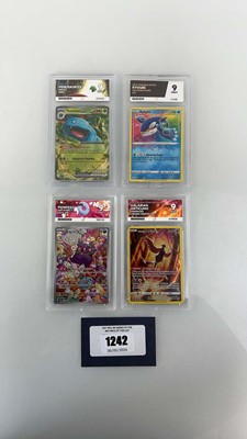 Lot 1242 - (4) 2023 Pokémon Black Star Promo #SWSH282 -...