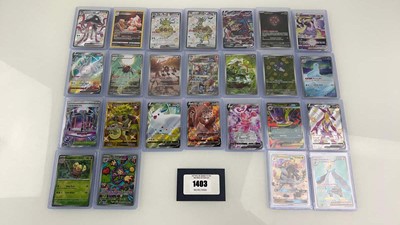 Lot 1403 - Approx. 25 Top Loaded Pokémon cards from...