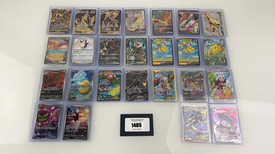 Lot 1405 - Approx. 25 Top Loaded Pokémon cards from...