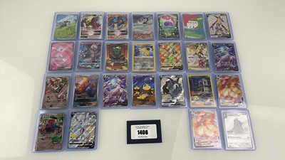 Lot 1406 - Approx. 25 Top Loaded Pokémon cards from...