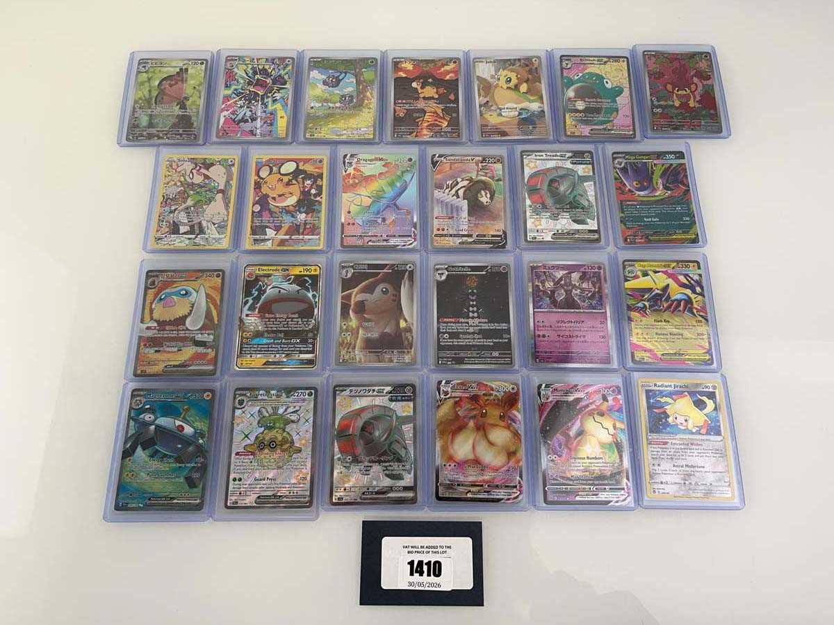 Lot 1410 - Approx. 25 Top Loaded Pokémon cards from...