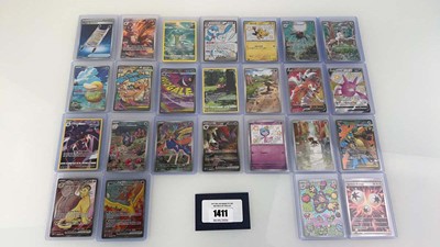 Lot 1411 - Approx. 25 Top Loaded Pokémon cards from...